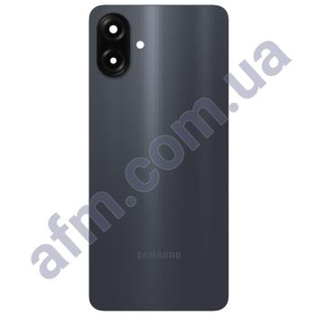 Задняя крышка Samsung A075 Galaxy A07 4G серая + стекло камеры