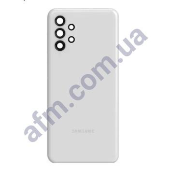 Задня кришка Samsung A135 Galaxy A13/ A137 біла + Скло камери