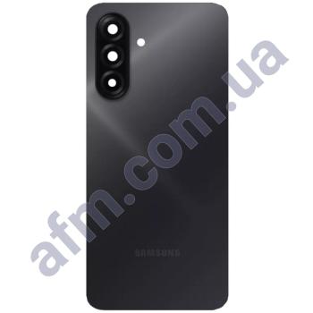 Задняя крышка Samsung A175 Galaxy A17 4G чёрная + стекло камеры