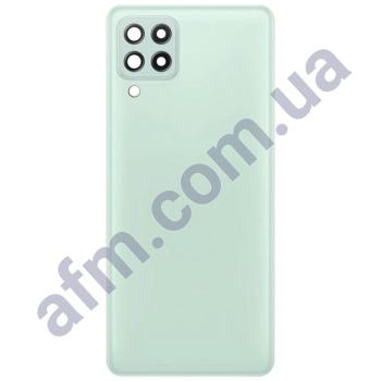 Задняя крышка Samsung A225 Galaxy A22 4G зелёная Mint + стекло камеры