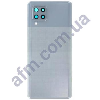 Задняя крышка Samsung A426 Galaxy A42 5G серая Prism Dot Grey + стекло камеры