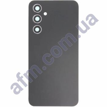 Задняя крышка Samsung A546 Galaxy A54 чёрная Graphite + стекло камеры