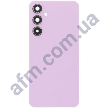 Задняя крышка Samsung A556 Galaxy A55 розовая Lilac + стекло камеры