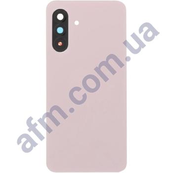 Задняя крышка Samsung A566 Galaxy A56 розовая + стекло камеры