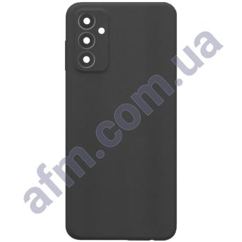 Задняя крышка Samsung M135 Galaxy M13 чёрная + стекло камеры