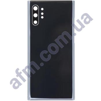 Задняя крышка Samsung N970 Galaxy Note 10 чёрная Aura Black + стекло камеры