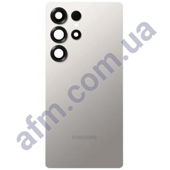 Задняя крышка Samsung S938 Galaxy S25 Ultra серая Titanium Gray + стекло камеры