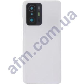 Задня кришка Xiaomi 11T/ 11T Pro біла Moonlight White + Скло камери