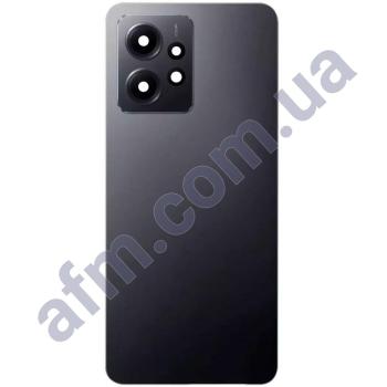Задняя крышка Xiaomi Redmi Note 12 4G серая Onyx Gray + стекло камеры