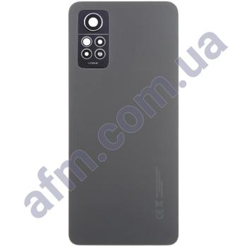 Задняя крышка Xiaomi Redmi Note 12 Pro 4G серая Graphite Gray + стекло камеры