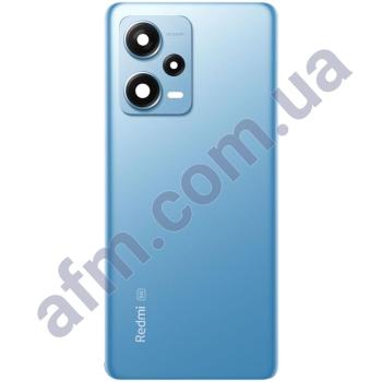 Задняя крышка Xiaomi Redmi Note 12 Pro Plus синяя + стекло камеры