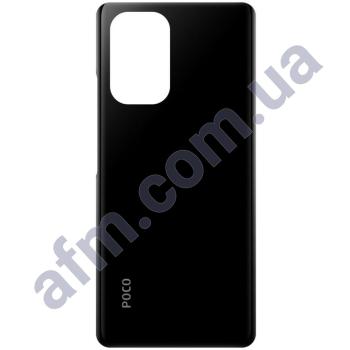 Задняя крышка Xiaomi Poco F3/ Redmi K40 чёрная Night Black