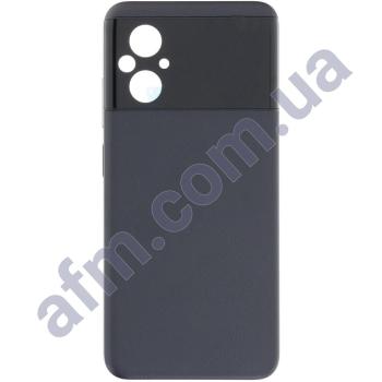 Задняя крышка Xiaomi Poco M5 чёрная