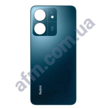 Задня кришка Xiaomi Redmi 13C/ Poco C65 синя + Скло камери
