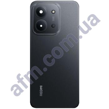 Задня кришка Xiaomi Redmi 15C 4G чорна Midnight Black + Скло камери